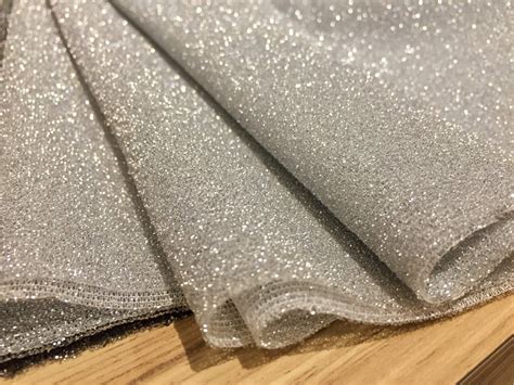 metallic silver glitter fabric|sparkle material by the yard.